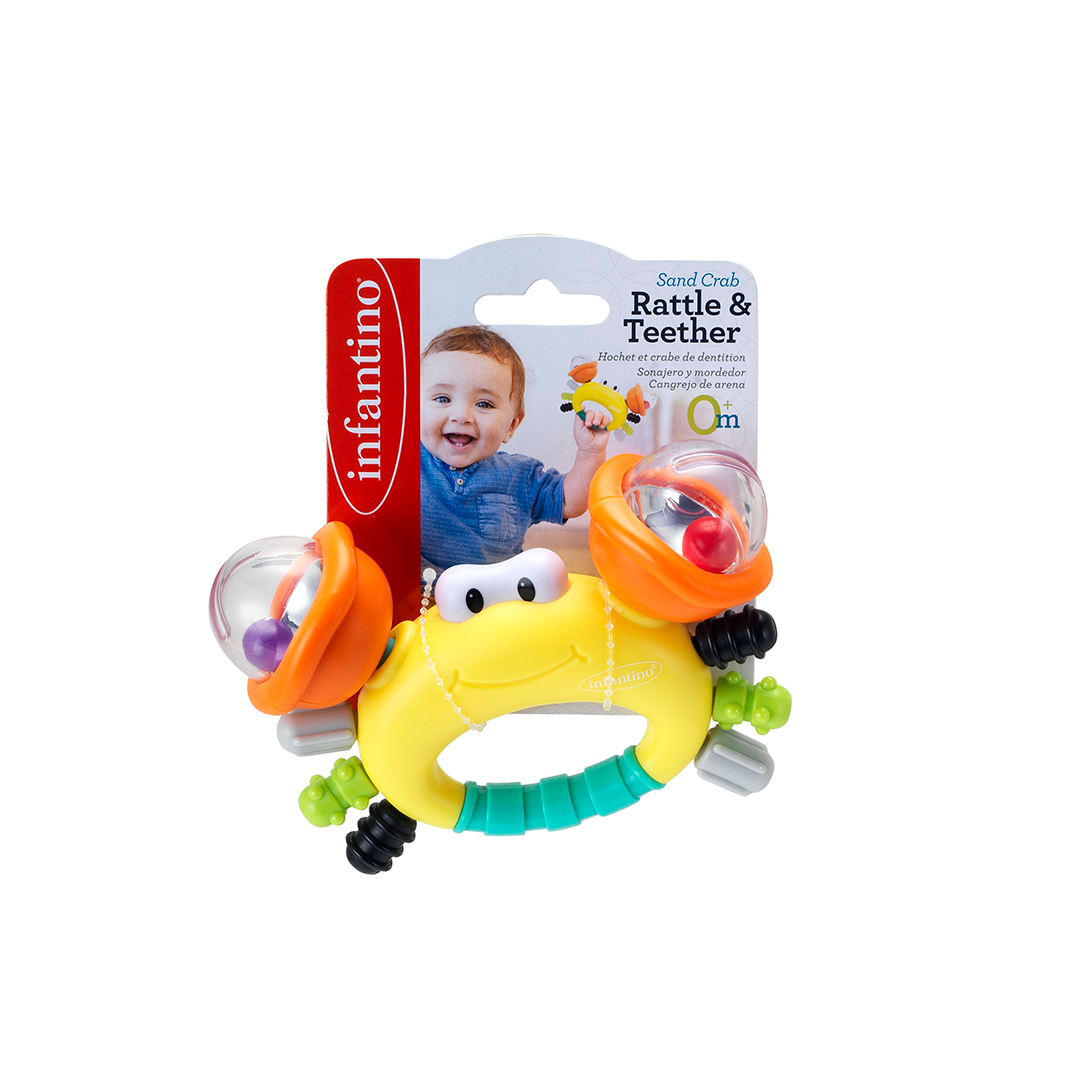 RATTLE & TEETHER CRAB™