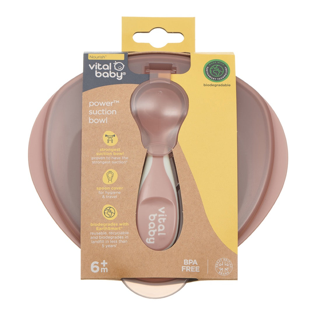 Power Suction Bowl - Natural Berry