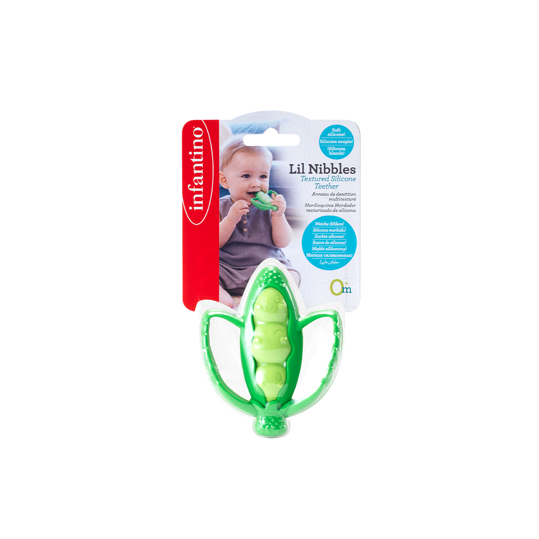 LIL' NIBBLES SILICONE TEETHER™