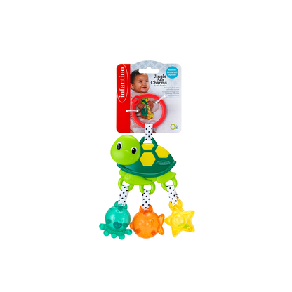 Jungle Sea Charms Turtle Rattle