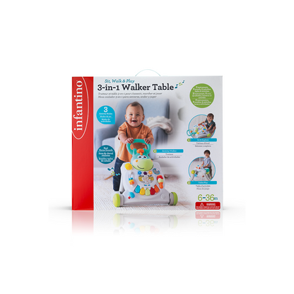 3 IN 1 SIT, WALK & PLAY ACTIVITY TABLE WALKER™