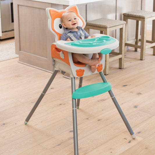 Grow-With-Me 4-in-1 Convertible High Chair, Fox