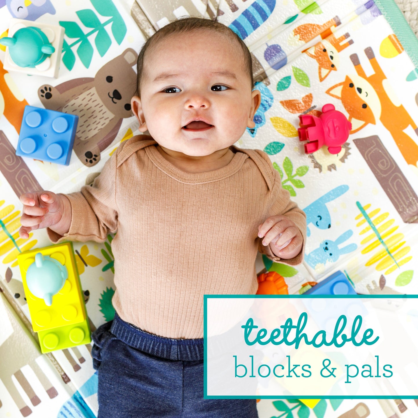 Super Soft 1st Building Blocks Play Mat & Activity Station