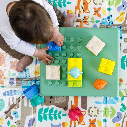 Super Soft 1st Building Blocks Play Mat & Activity Station
