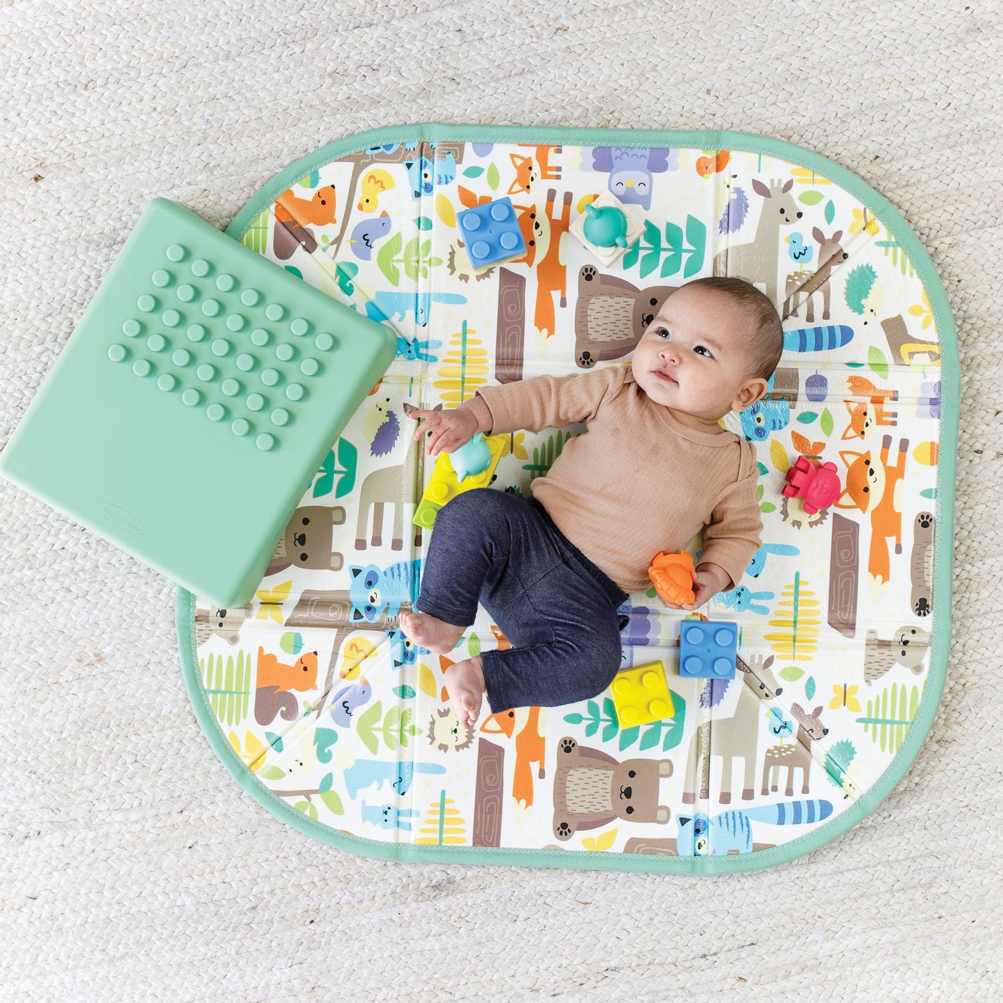 Super Soft 1st Building Blocks Play Mat & Activity Station