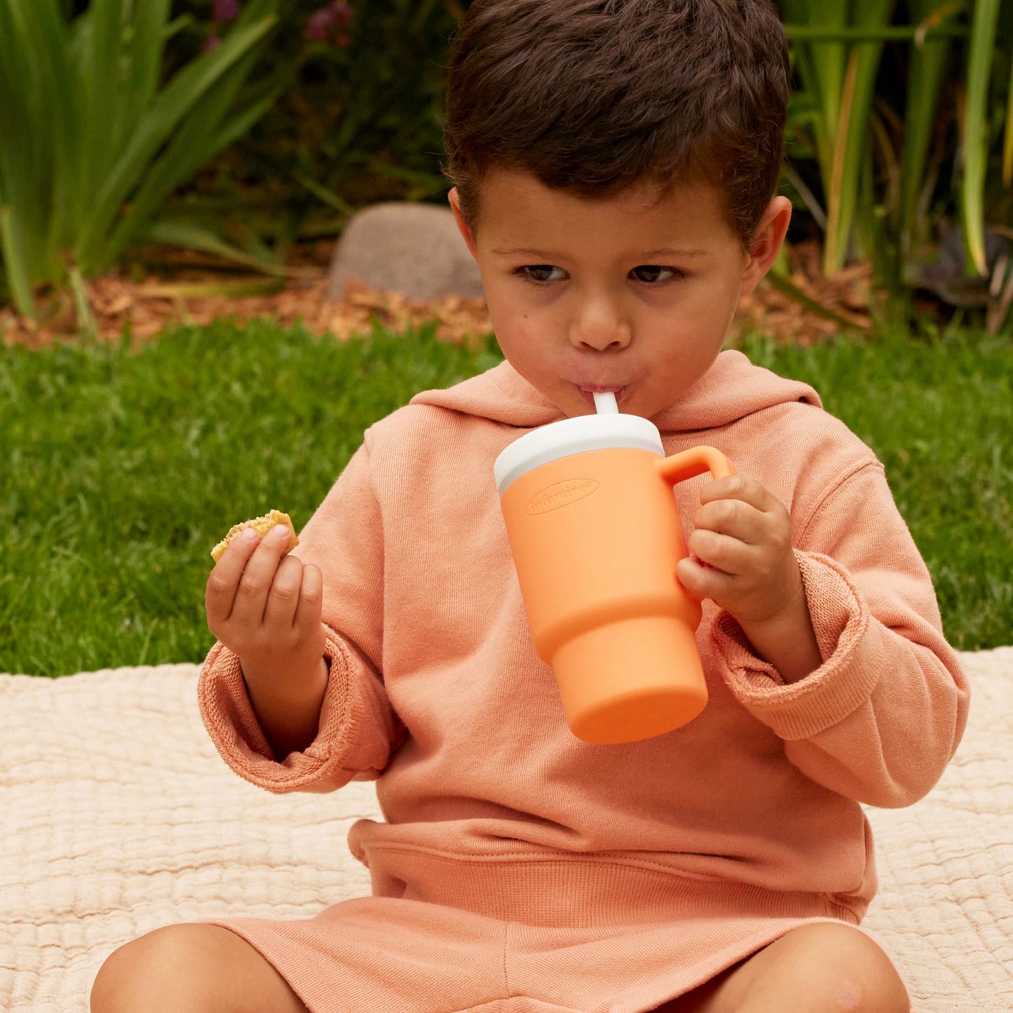My 1st Tumbler Silicone 9oz - Creamsicle