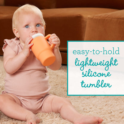 My 1st Tumbler Silicone 9oz - Creamsicle