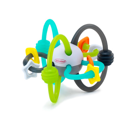 SHAKE & TEETHE FLEXIBLE RATTLE BALL™