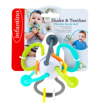 SHAKE & TEETHE FLEXIBLE RATTLE BALL™