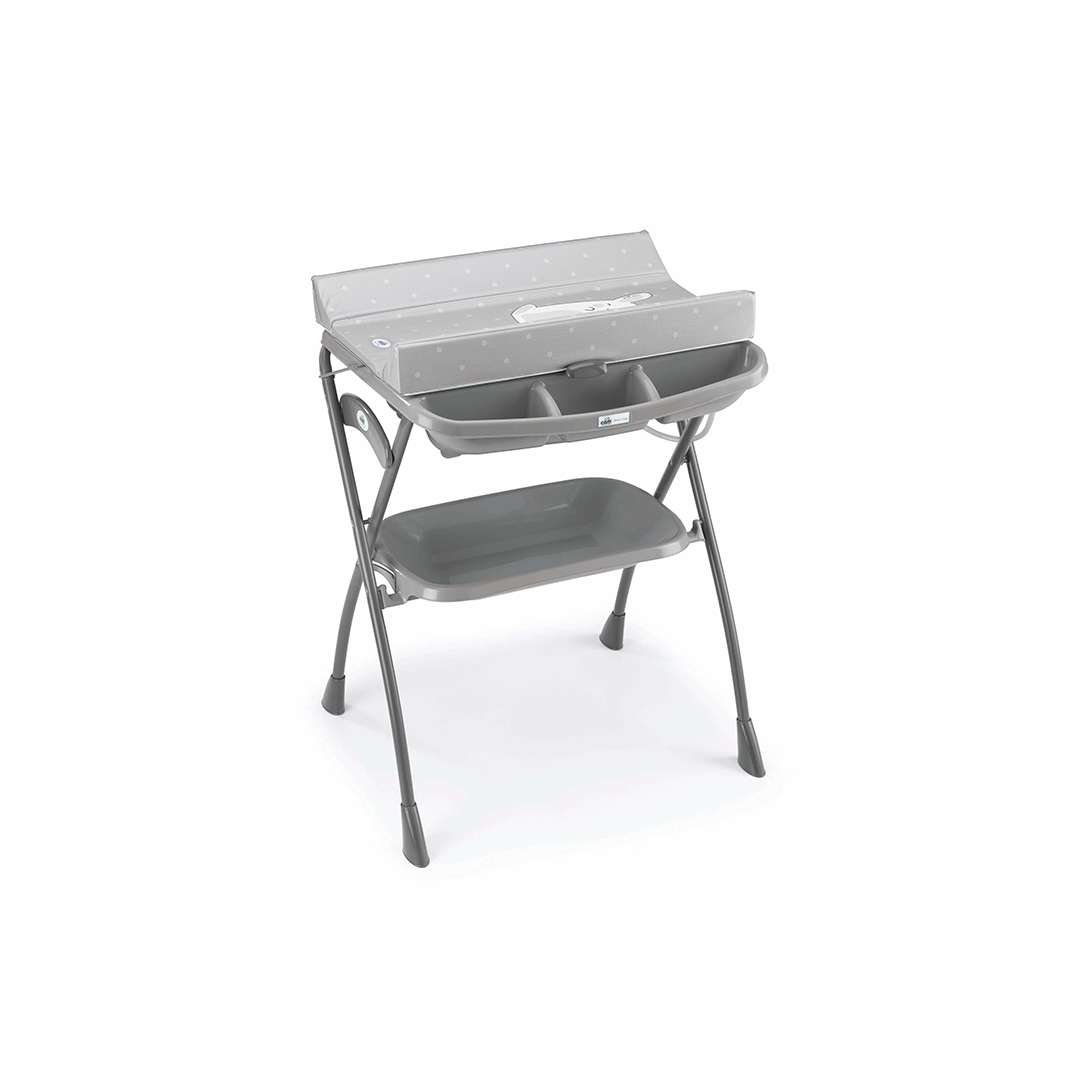 Volare Bath Tub & Changing Station - Gray