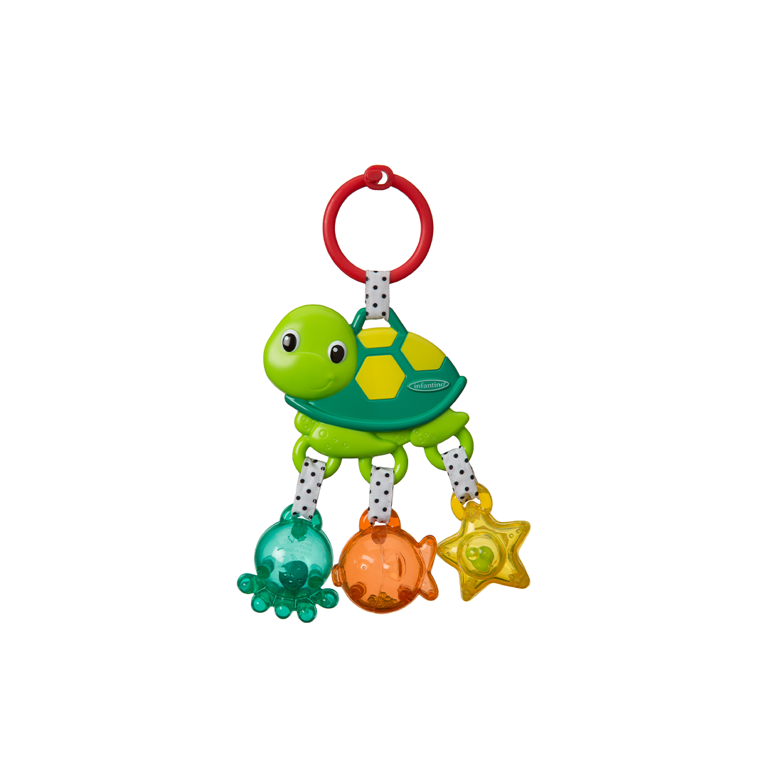 Jungle Sea Charms Turtle Rattle
