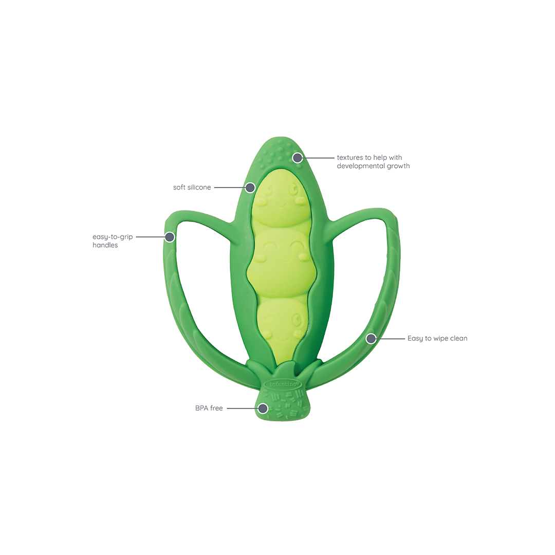 LIL' NIBBLES SILICONE TEETHER™