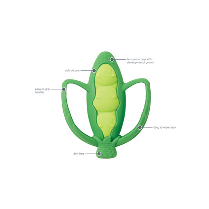 LIL' NIBBLES SILICONE TEETHER™