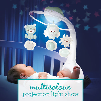 3-in-1 Projector Musical Mobile, Sage