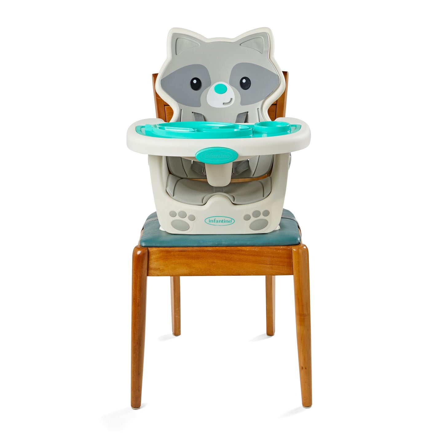 Grow-With-Me 4-in-1 Convertible High Chair, Raccoon