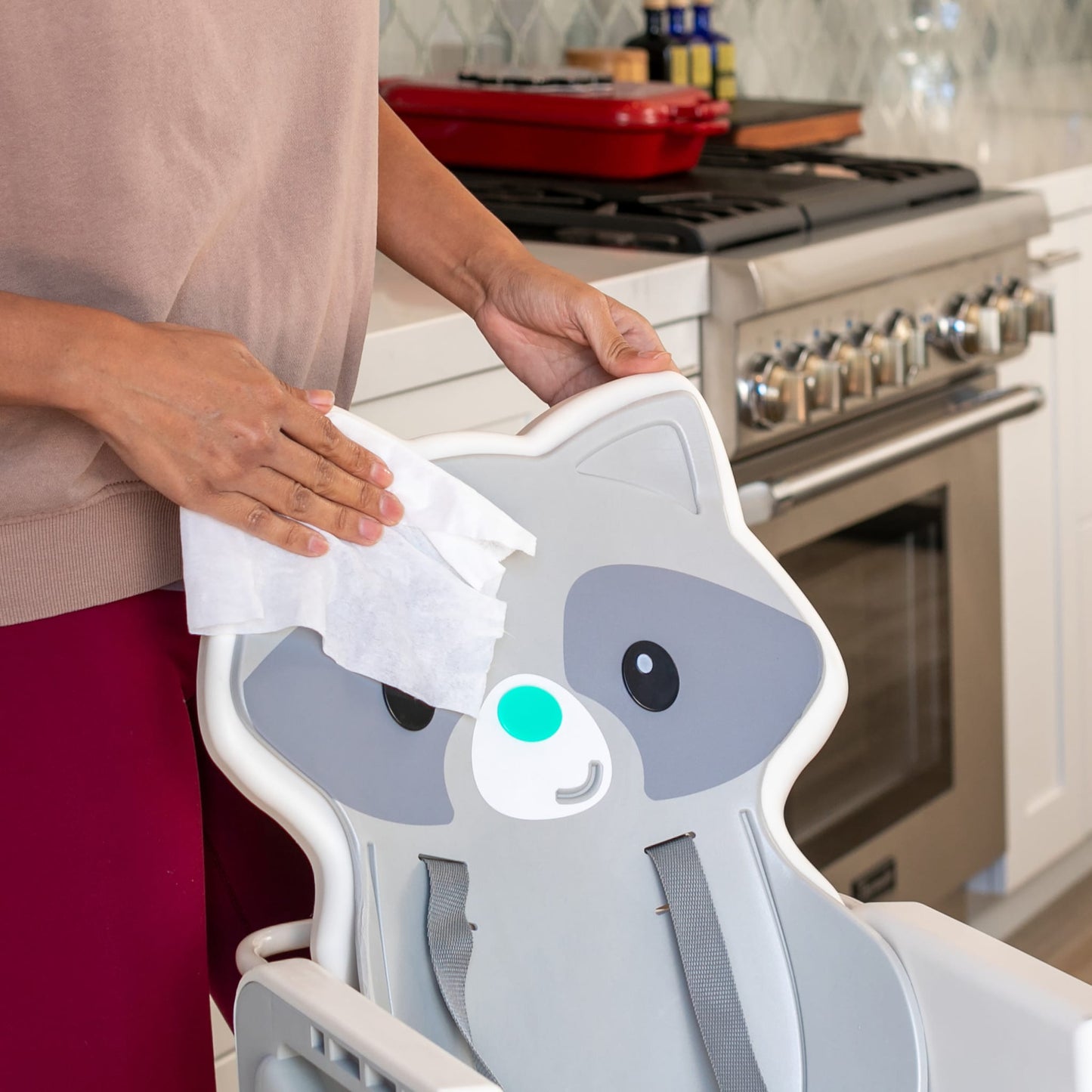 Grow-With-Me 4-in-1 Convertible High Chair, Raccoon