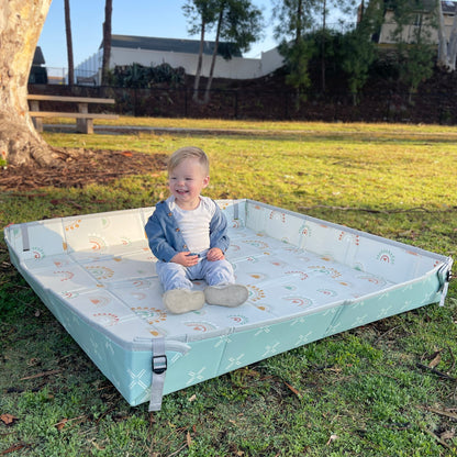 Foldable Soft Foam Play Mat, Rainbow
