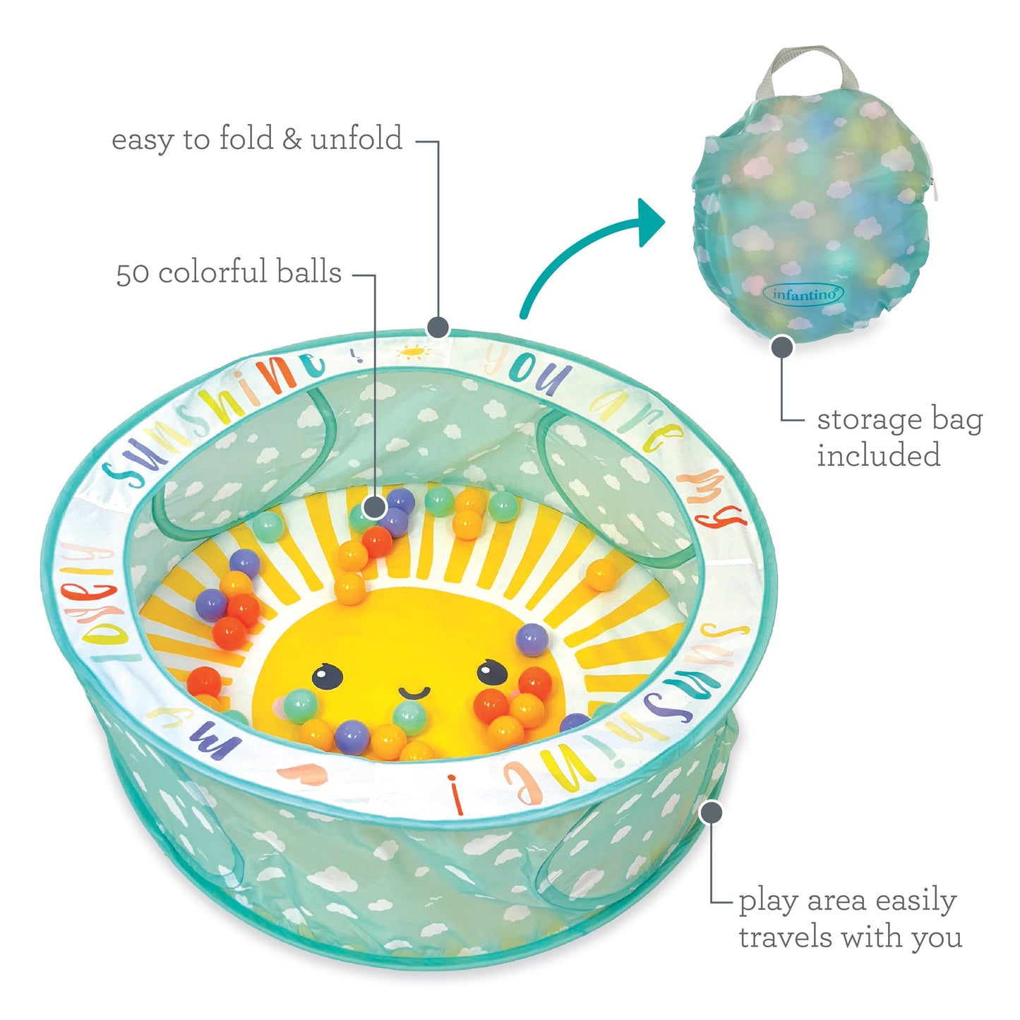 Grow With Me 3in1 Pop-up Play Ball Pit