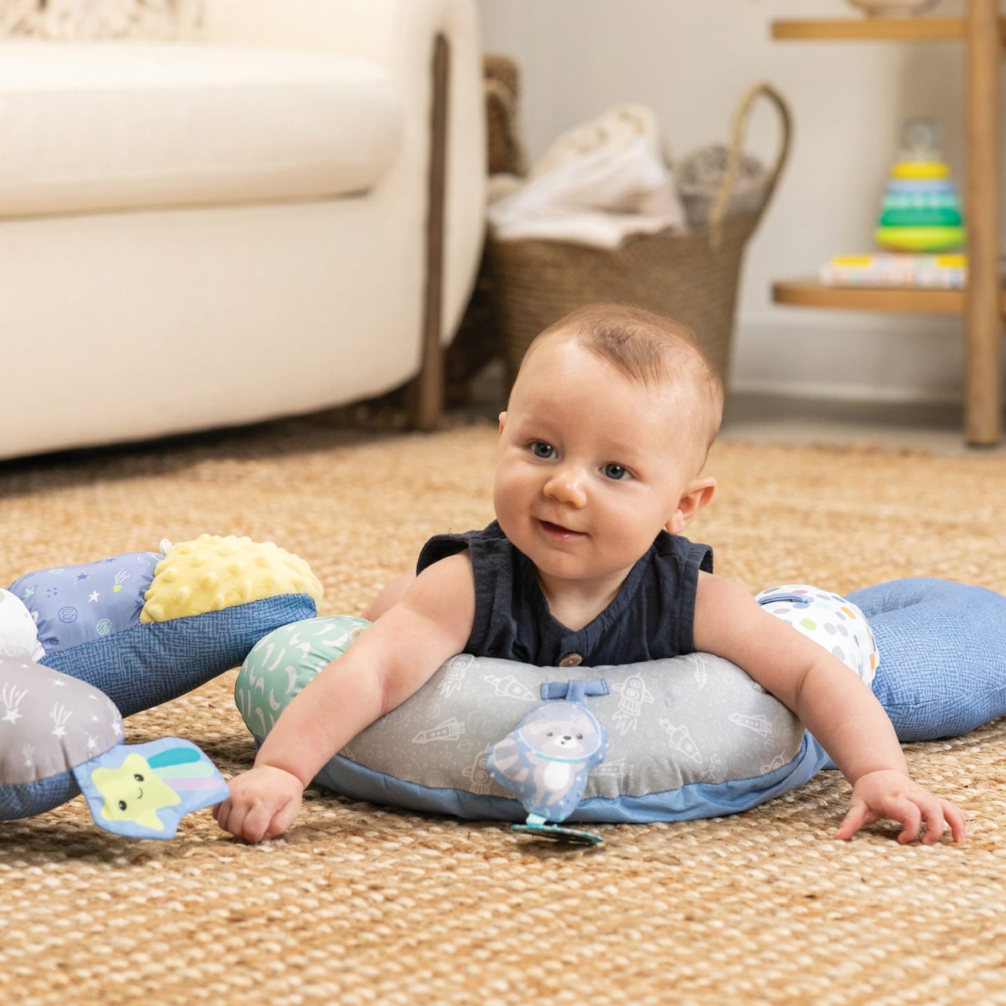 2-in-1 Tummy Time & Seated Support