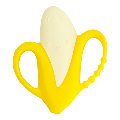 Lil' Nibbles Textured Silicone Teether - Banana
