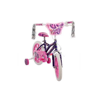 Whimsy Girls' Bike, 16-Inch, Purple