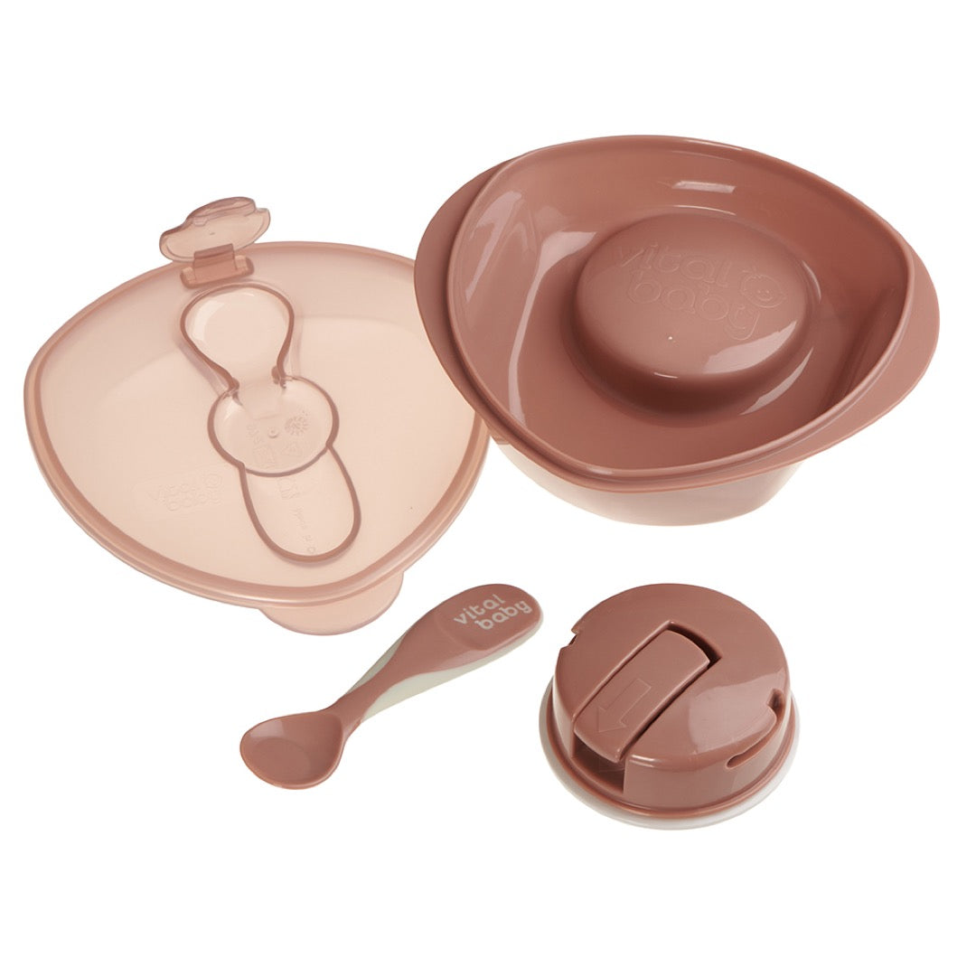 Power Suction Bowl - Natural Berry