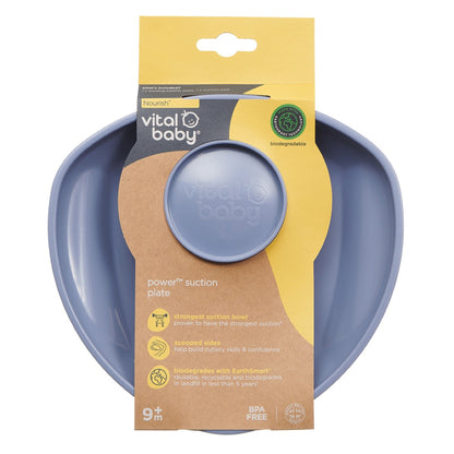 Power Suction Plate - Natural Grape