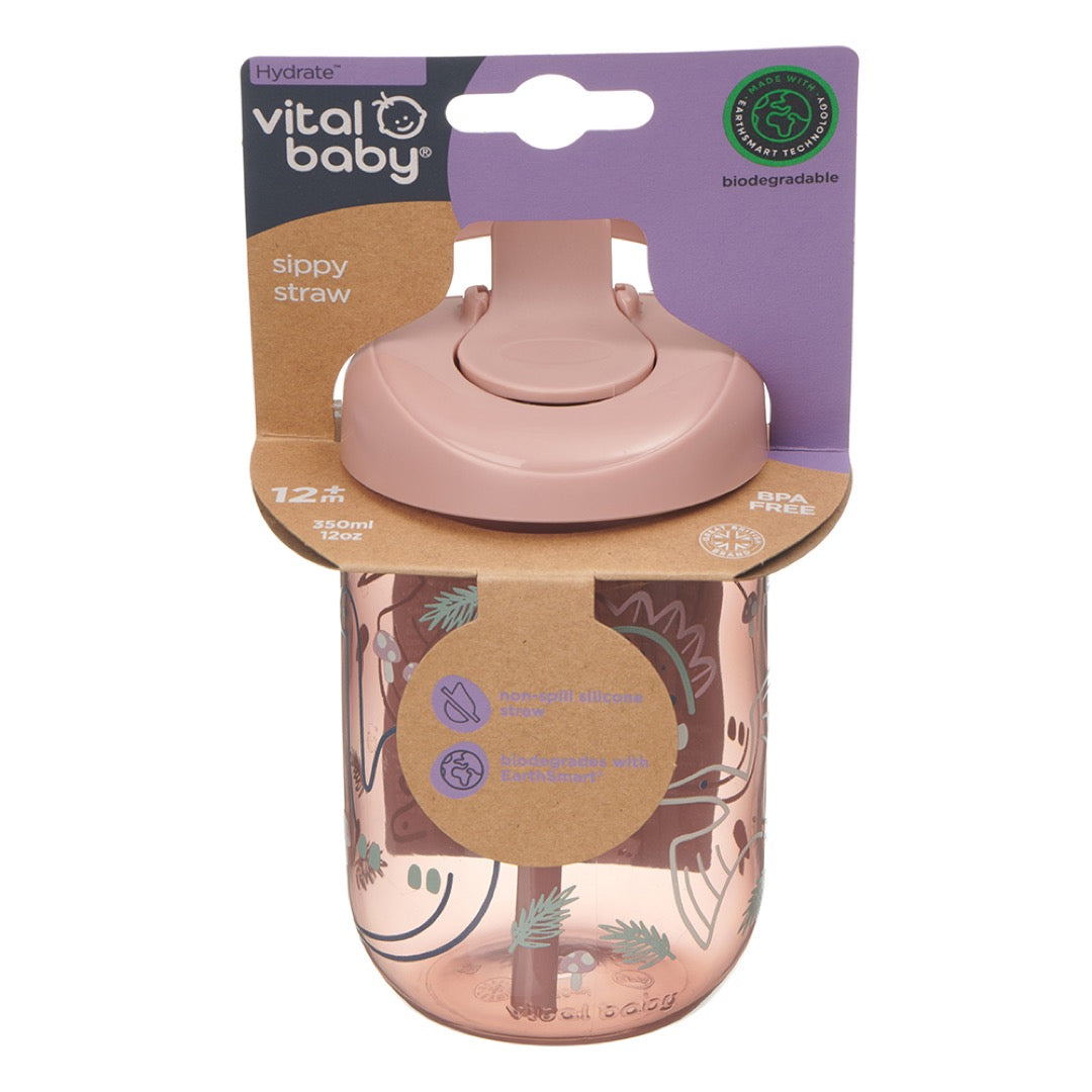 Sippy Straw - Natural berry