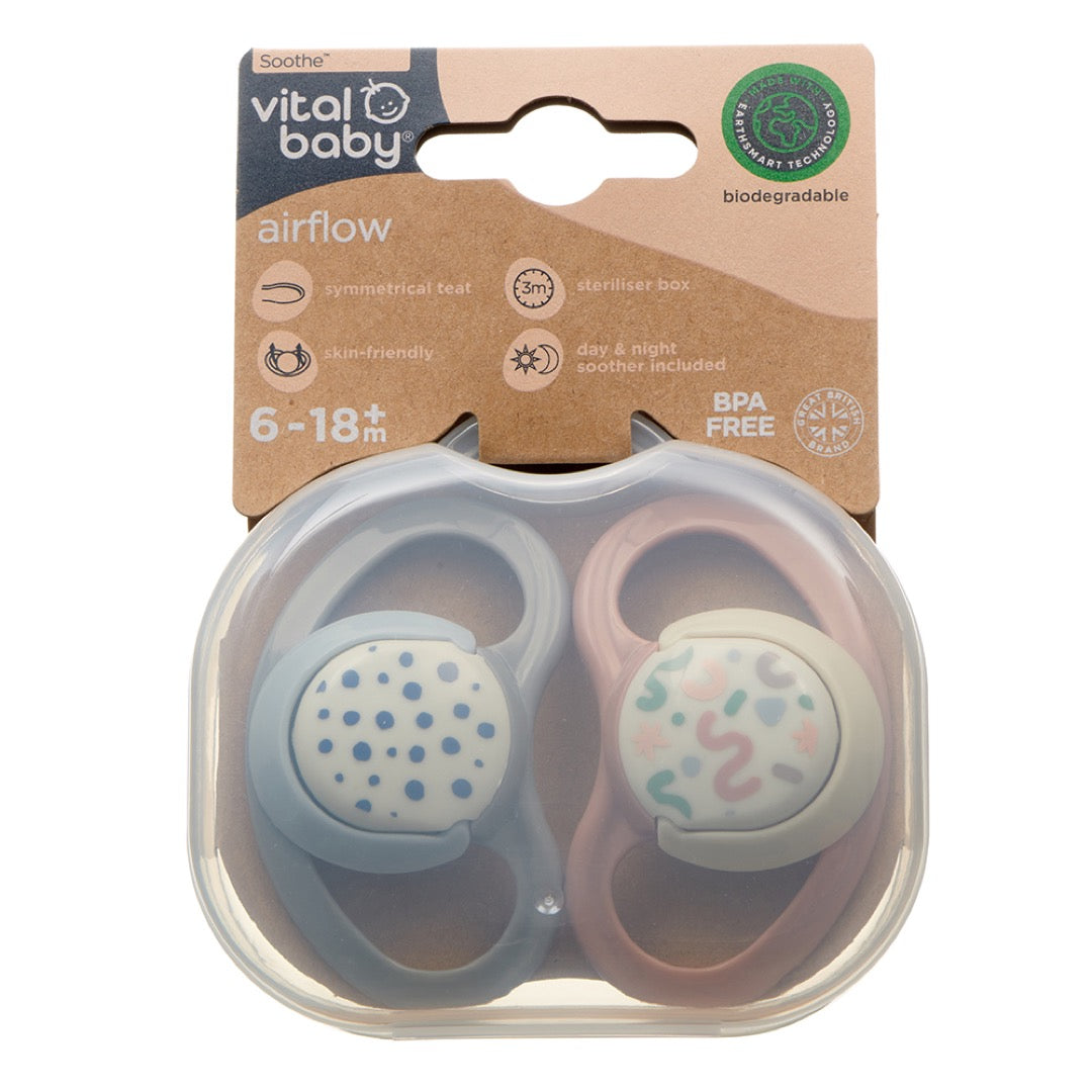 Airflow soothers 6-12m