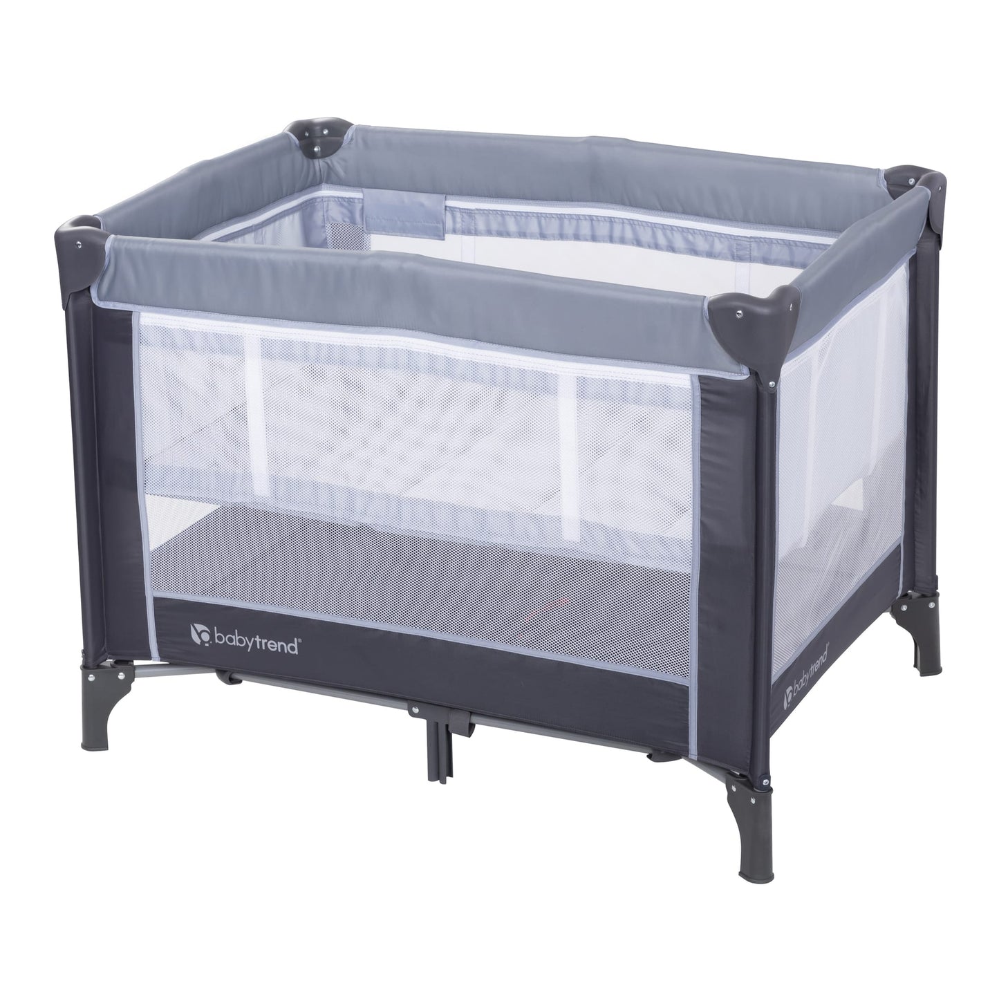 Nursery Center Playard with Bassinet in Stellar Grey