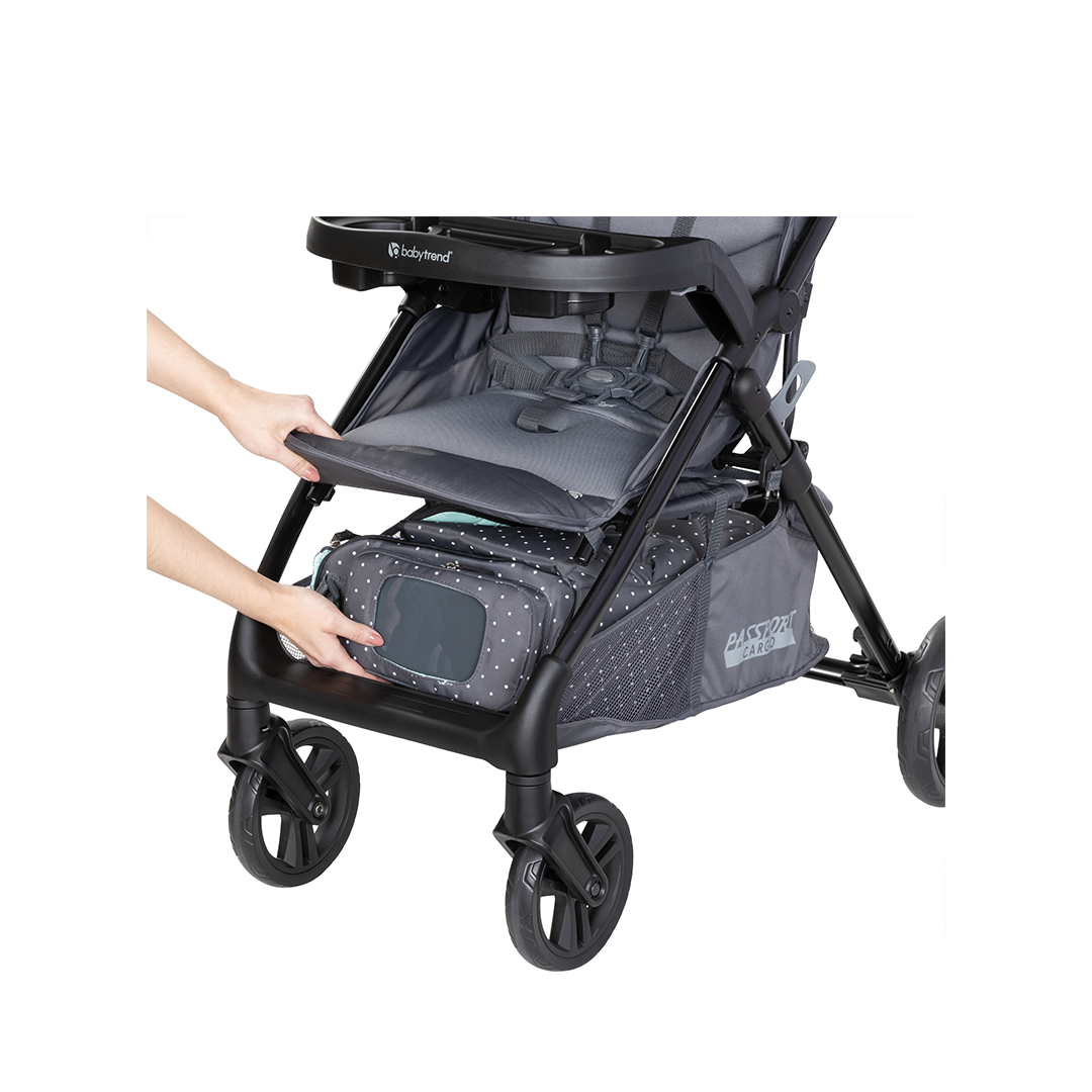 Passport Cargo Stroller Travel System - Black