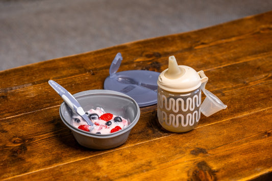 Scoop feeding set 2pk - Natural Moss