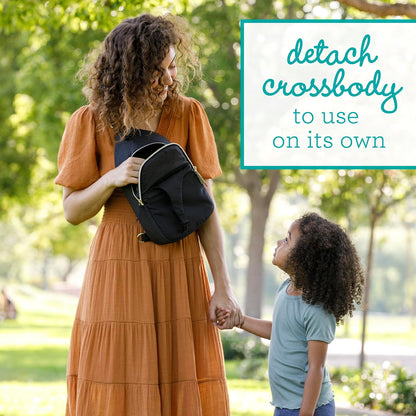 Flip 4-in-1 Convertible Carrier & Crossbody Diaper Bag Set