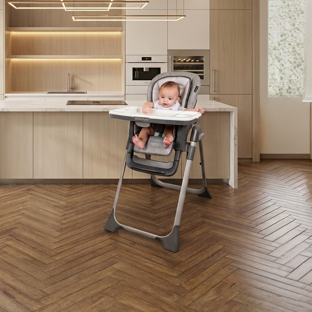 Sit Right 2.0 3-in-1 High Chair in Cozy Grey