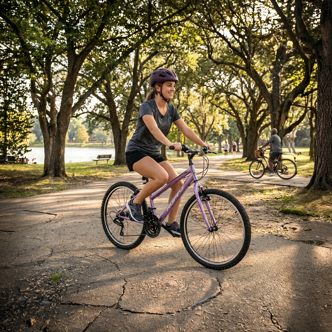 Granite Women's Mountain Bike, 24-Inch, 15-Speed, Purple